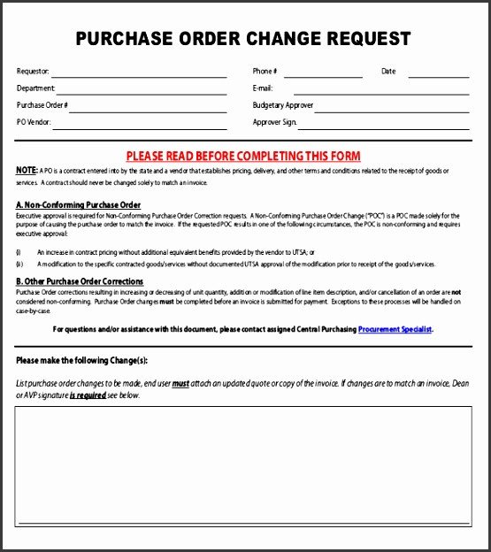 8 Engineering Change Request form Template