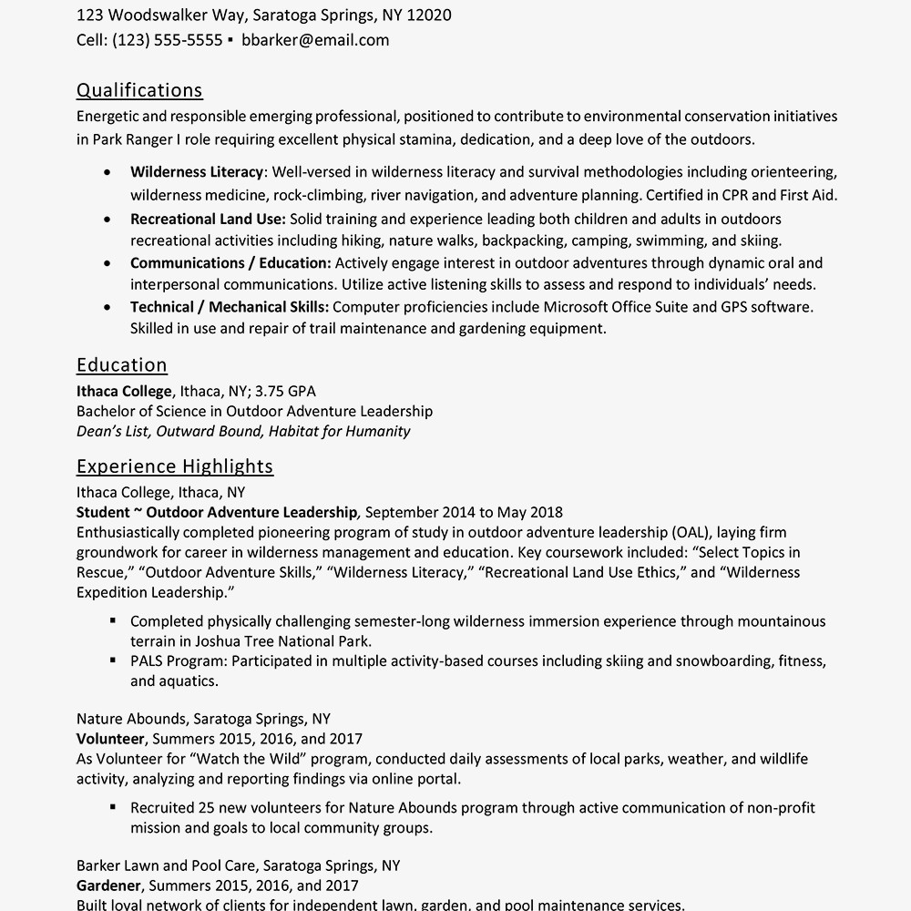 Entry Level Resume Examples and Writing Tips