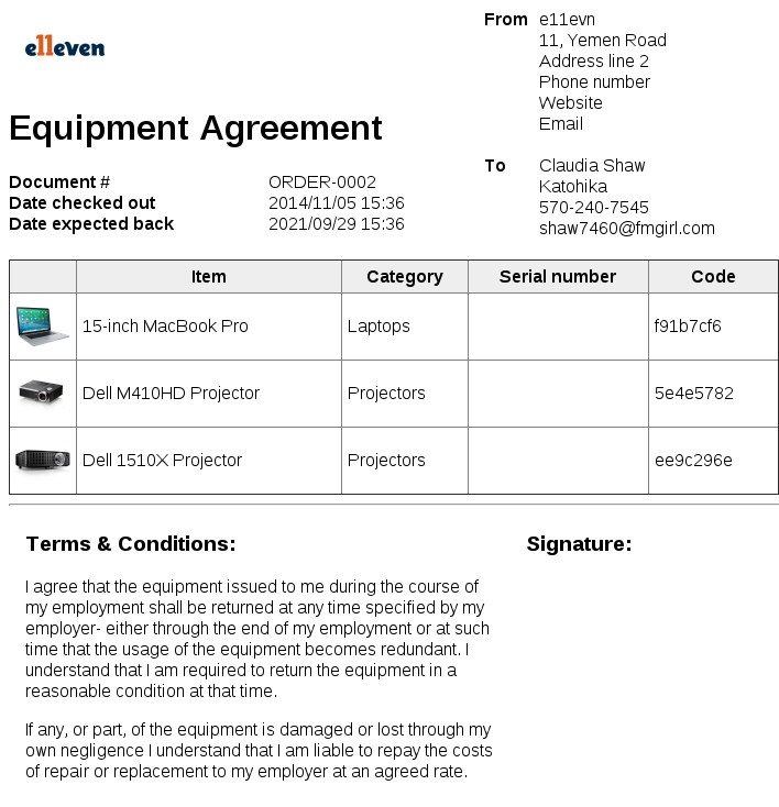 Equipment Finance Agreement Template Special Equipment