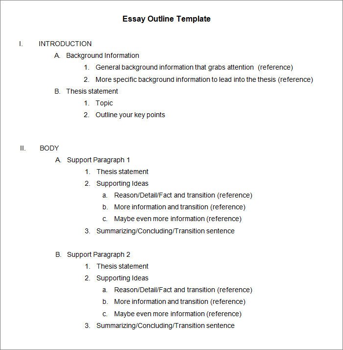 21 Outline Templates PDF DOC