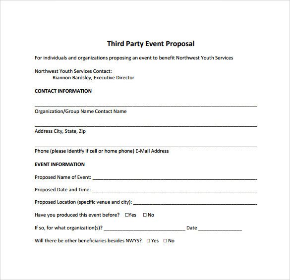 30 Sample Event Proposal Templates PSD PDF Word