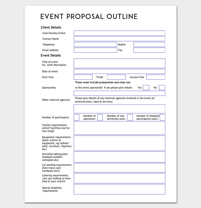 Event Outline Template 9 Samples & Examples for PDF Format