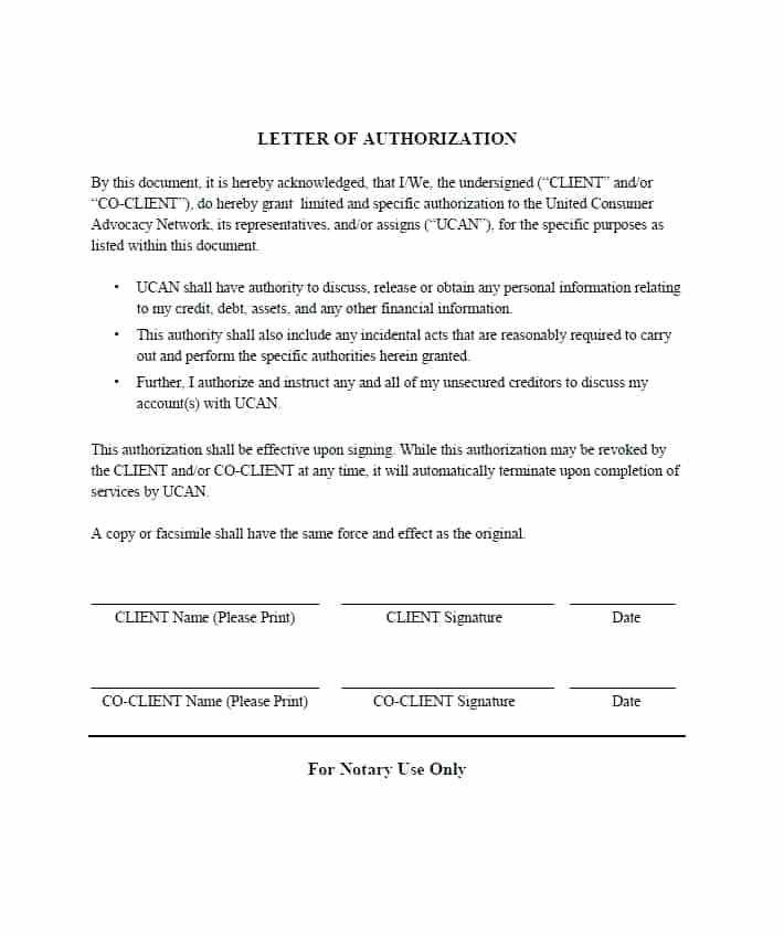 9 Personal Authorization Letter Examples PDF