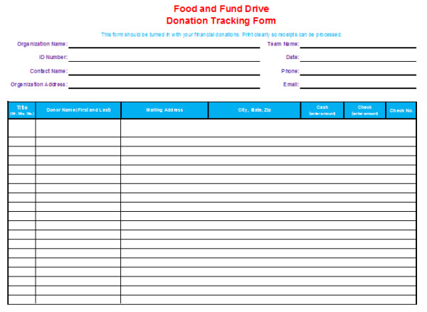 Goodwill Donation Excel Spreadsheet Template