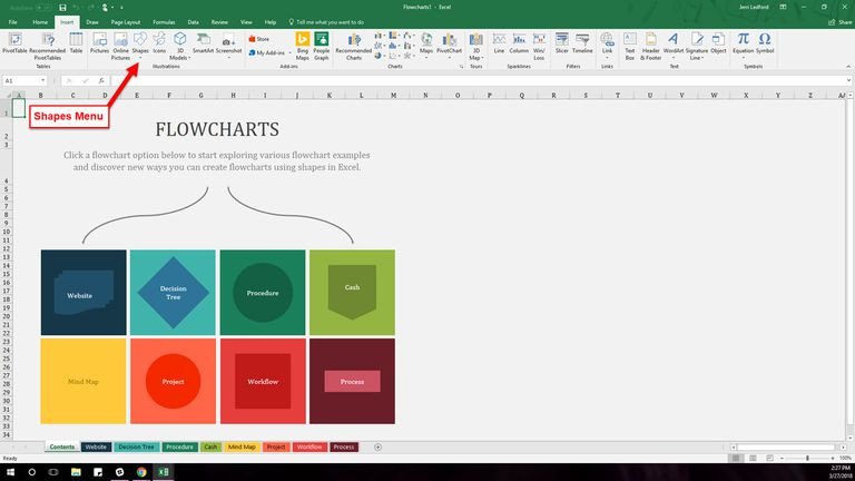 How to Find and Use Excel s Free Flowchart Templates