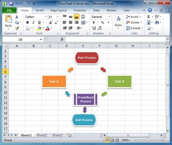 How To Make A Flowchart In Excel
