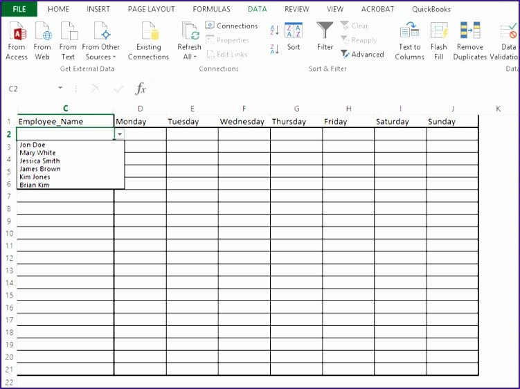 9 Excel Mailing List Template ExcelTemplates
