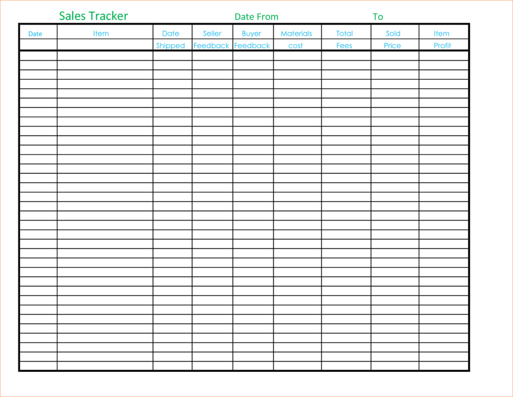 Sales Lead Tracking Excel Template