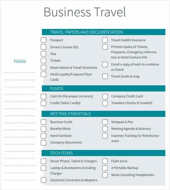 12 Itinerary Templates Word Excel PDF Formats