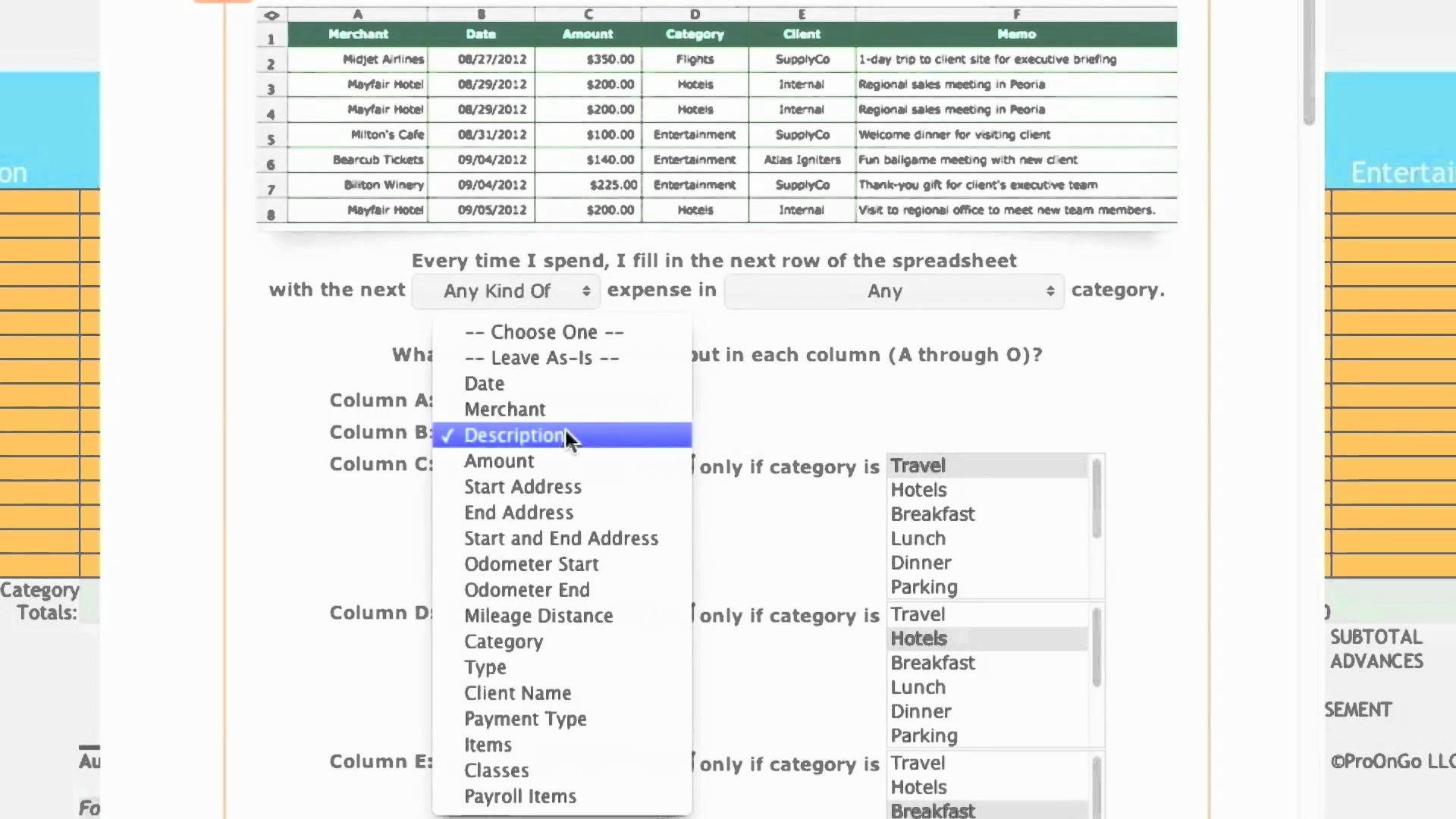 Expense Report Template Google Docs 1 Excel Expense
