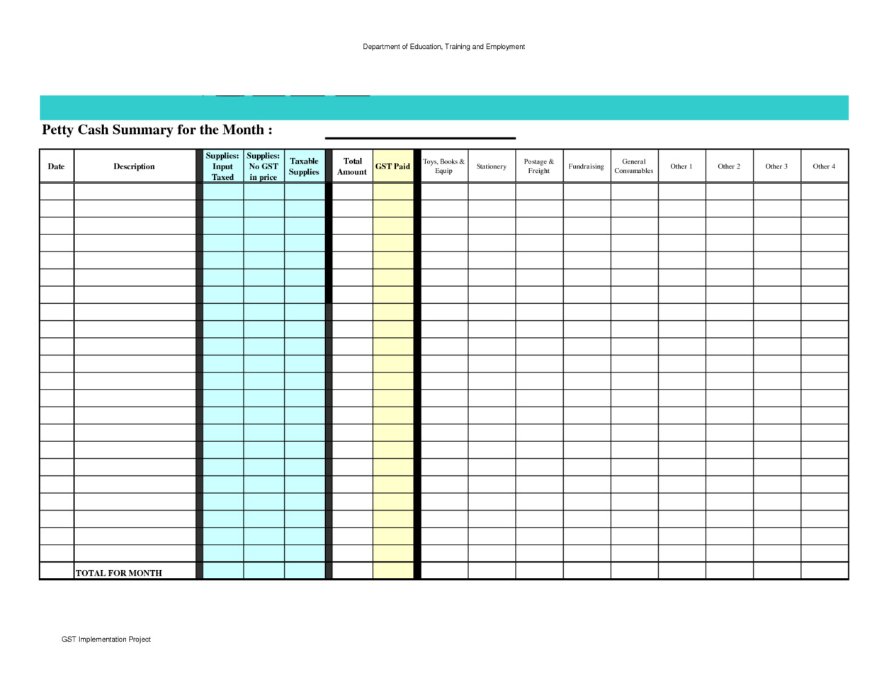 Generic Expense Report Spreadsheet Templates for Business