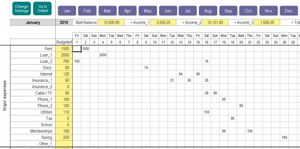 Excel Personal Expense Tracker