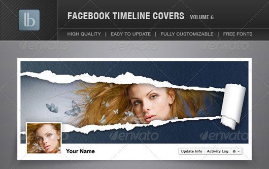 60 High Quality Timeline Cover PSD Templates