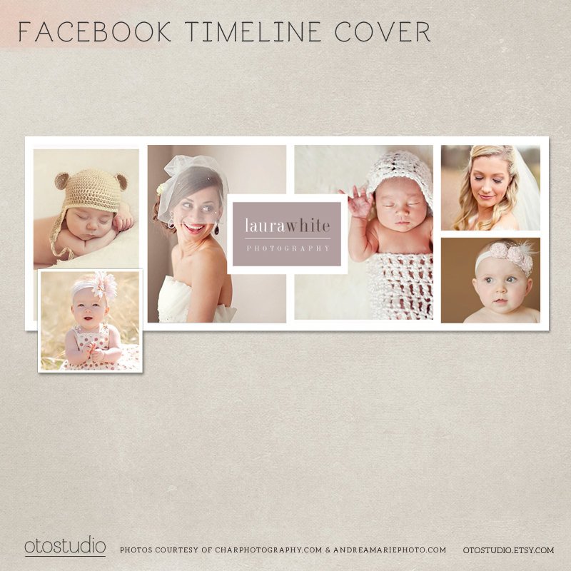 timeline cover template photo collage photos digital