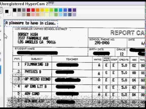 How to make a Fake Report Card on the puter