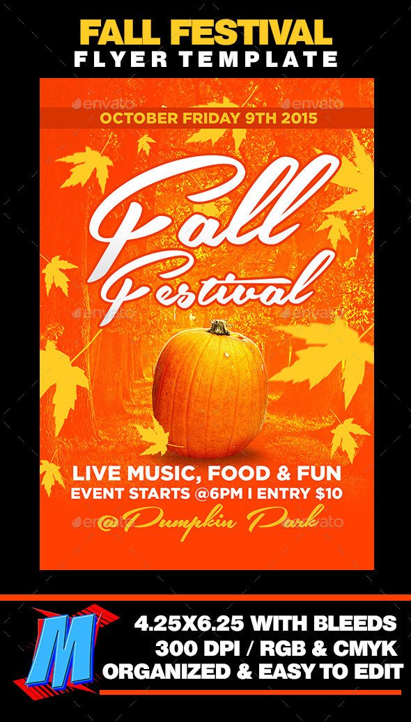 Free Printable Flyer Templates For Fall Festival Fixride
