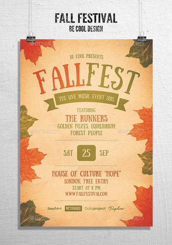 Fall Festival Flyer Poster