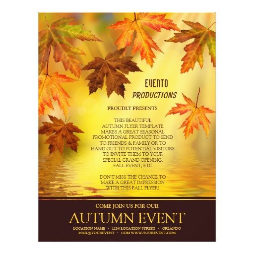 Fall Festival Flyer Thanksgiving Party Flyer