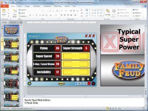 Family Feud Customizable Powerpoint Template Youth