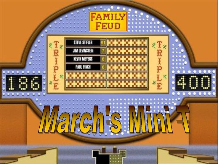 Family feud powerpoint template classroom game This