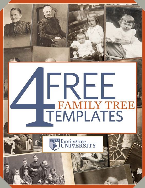 Download our free genealogy e book “4 Free Family Tree
