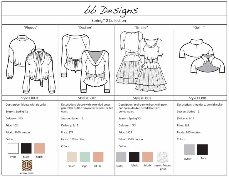 Line Sheet A Definitive Guide for Whlesale Fashion UTELIER