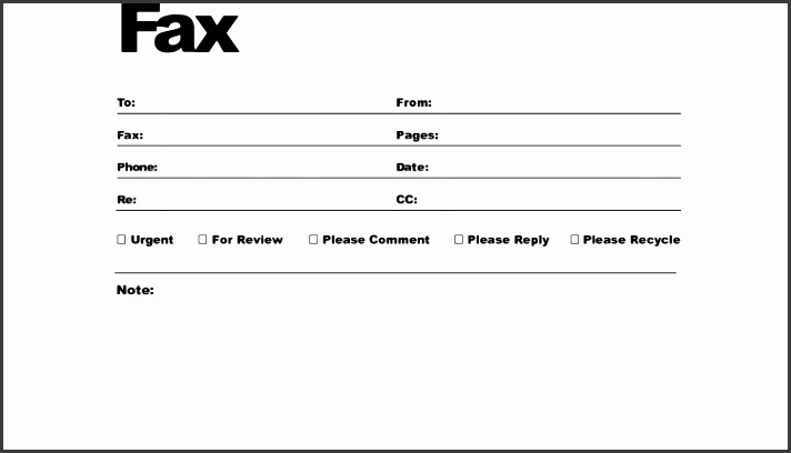 10 Business Fax Cover Sheet Template SampleTemplatess