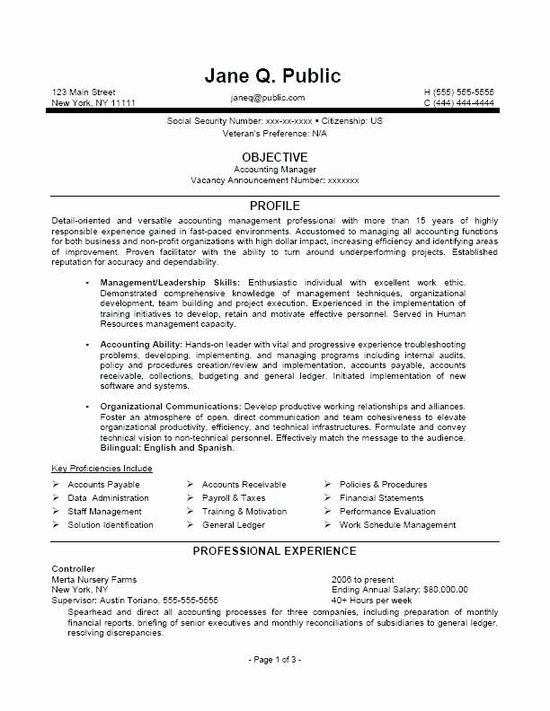 For Usa Jobs 3 Resume Format