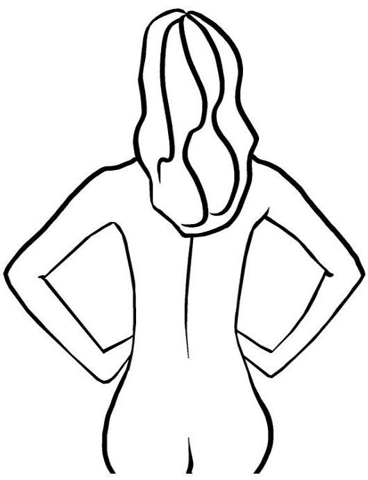 Woman Body Outline