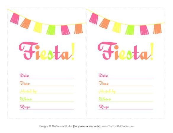 Free Printable Files Cinco de Mayo Fiesta