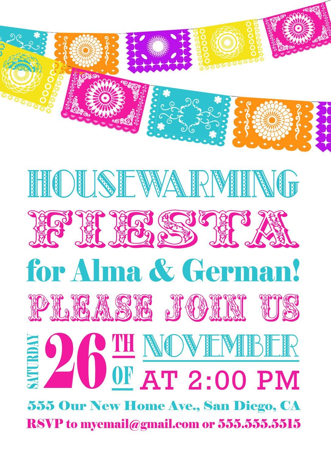 Innovative Free Printable Fiesta Party Invitations 9