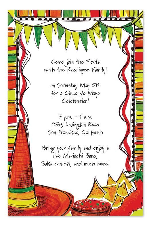 Mexican Fiesta by Invitation Consultants