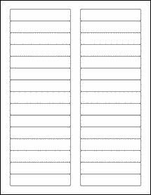 File Folder Labels 1000 Sheets White Matte Blank Laser