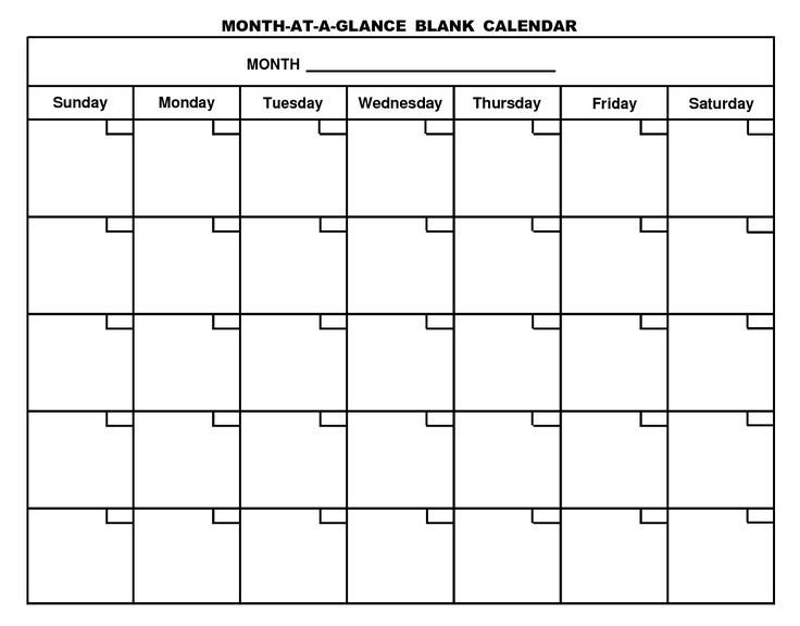 Fill In And Print Calendar Free Calendar Template