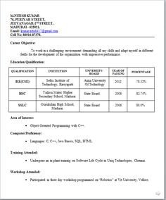 Fill In The Blank Resume PDF Fill In The Blank Resume