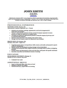 Professional Resume Free Download Edit Fill and Print