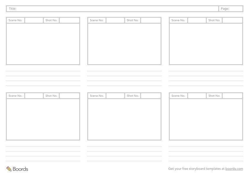 40 FREE storyboard templates PDF PSD Word & PPT