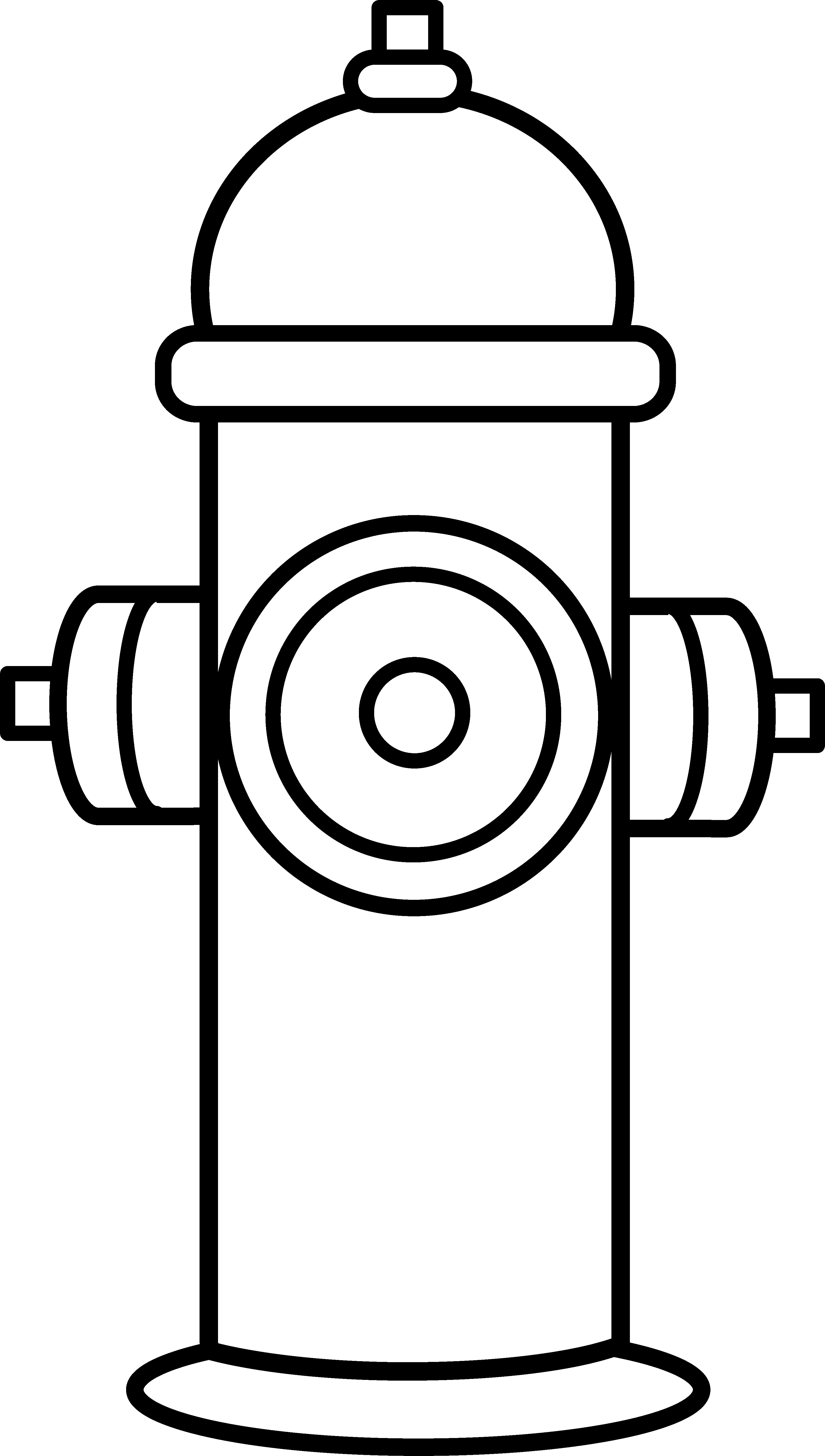 Fire Hydrant Coloring Page Free Clip Art