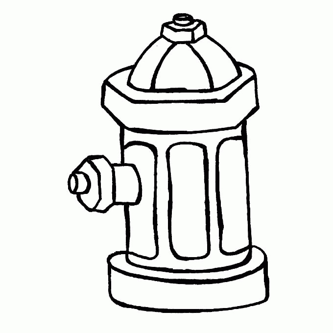 Fire Hydrant Coloring Pages Coloring Home