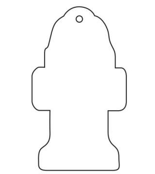 Fire Hydrant Template for Preschoolers