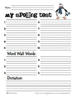 Sailing Through 1st Grade More Spelling Papers