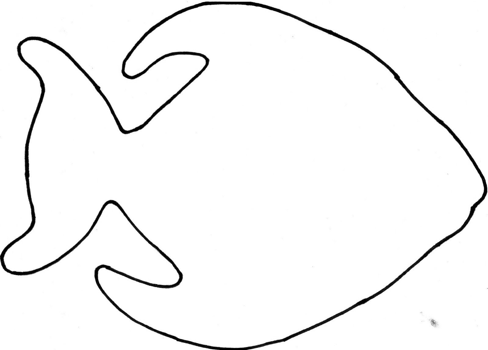 Free Printable Fish Cut Out & Outline Template PDF