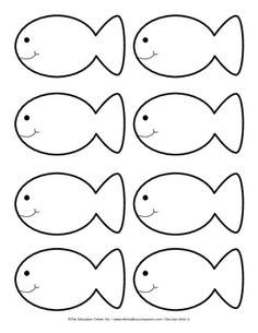 Use these fish cut outs to make fishing for feelings games