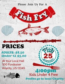 Customizable Design Templates for Fish Fry