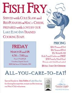 Free Fish Fry Flyer Templates Fish Fry Poster