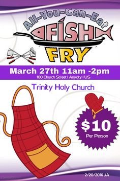 Free Fish Fry Flyer Templates Fish Fry Poster