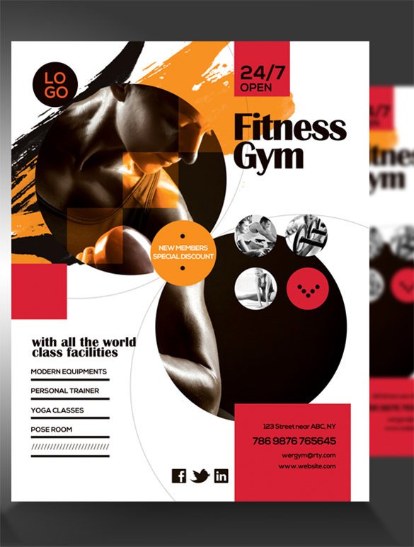 36 Fitness Flyer Templates Word PSD AI Formats