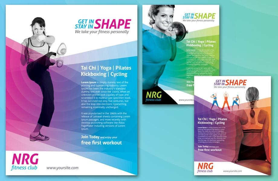 Fitness Flyers Fitness Flyer Templates And Printing