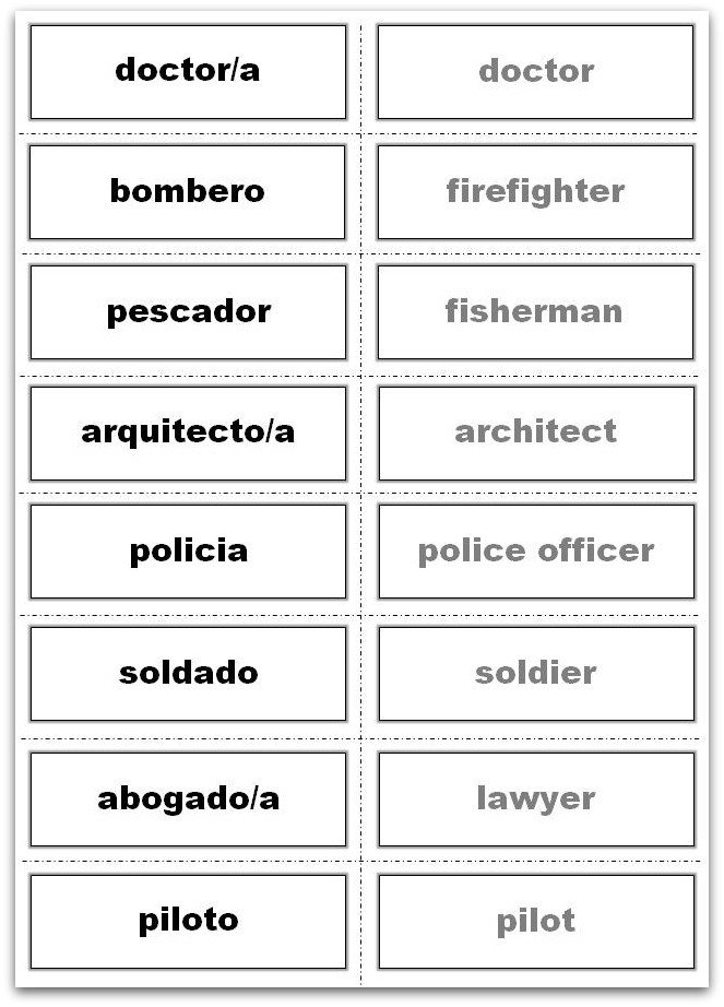Vocabulary Flash Cards using MS Word