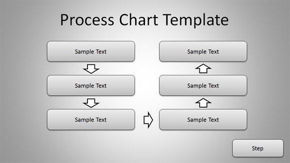 Free Simple Process Chart Template for PowerPoint